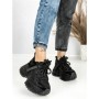 Pantofi Sport Dama cu Platforma 6580-8 BLACK | MEI