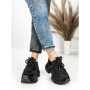 Pantofi Sport Dama cu Platforma 6580-8 BLACK | MEI