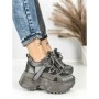 Pantofi Sport Dama cu Platforma 6580-8 GREY | MEI