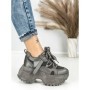 Pantofi Sport Dama cu Platforma 6580-8 GREY | MEI