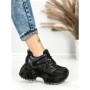 Pantofi Sport Dama cu Platforma 6580-2 BLACK | MEI
