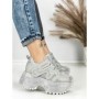Pantofi Sport Dama cu Platforma 6580-2 SILVER | MEI