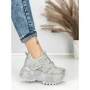 Pantofi Sport Dama cu Platforma 6580-2 SILVER | MEI