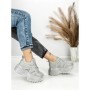 Pantofi Sport Dama cu Platforma 6580-2 SILVER | MEI