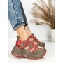Pantofi Sport Dama cu Platforma 6580-2 RED | MEI