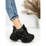 Pantofi Sport Dama cu Platforma 6580-5 BLACK | MEI