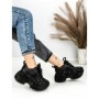 Pantofi Sport Dama cu Platforma 6580-5 BLACK | MEI