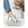 Pantofi Sport Dama cu Platforma 6580-5 SILVER | MEI