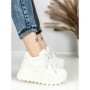 Pantofi Sport Dama cu Platforma 3570 WHITE | MEI