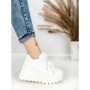 Pantofi Sport Dama cu Platforma 3570 WHITE | MEI