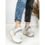 Pantofi Sport Dama cu Platforma 3570 SILVER | MEI