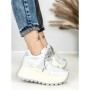 Pantofi Sport Dama cu Platforma 3570 SILVER | MEI