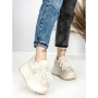 Pantofi Sport Dama cu Platforma 3570 BEIGE | MEI