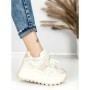 Pantofi Sport Dama cu Platforma 3570 BEIGE | MEI