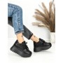 Pantofi Sport Dama cu Platforma 3570 BLACK | MEI