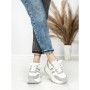 Pantofi Sport Dama cu Platforma 3596 SILVER | MEI