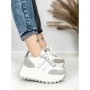 Pantofi Sport Dama cu Platforma 3596 SILVER | MEI