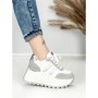 Pantofi Sport Dama cu Platforma 3596 SILVER | MEI