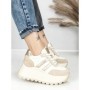 Pantofi Sport Dama cu Platforma 3596 BEIGE | MEI
