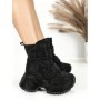 Ghete Dama cu Platforma 8580-6 BLACK | MEI