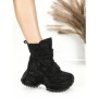 Ghete Dama cu Platforma 8580-6 BLACK | MEI