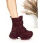 Ghete Dama cu Platforma 8580-6 WINERED | MEI