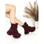 Ghete Dama cu Platforma 8580-6 WINERED | MEI