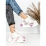 Pantofi Sport Dama din piele naturala 719-3 PINK | PANTOFUL
