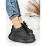 Pantofi Sport Dama din piele naturala 719-1 BLACK | PANTOFUL