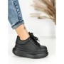 Pantofi Sport Dama din piele naturala 719-1 BLACK | PANTOFUL