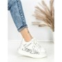 Pantofi Sport Dama din piele naturala 719-2 SILVER | PANTOFUL