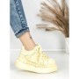 Pantofi Sport Dama din piele naturala 719-2 YELLOW | PANTOFUL