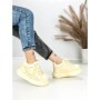 Pantofi Sport Dama din piele naturala 719-2 YELLOW | PANTOFUL