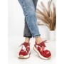Pantofi Sport Dama din piele naturala 3651-3 RED | PANTOFUL