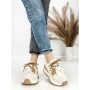 Pantofi Sport Dama din piele naturala 3651-3 BEIGE | PANTOFUL