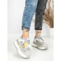Pantofi Sport Dama din piele naturala 3651-3 GREY | PANTOFUL