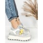 Pantofi Sport Dama din piele naturala 3651-3 GREY | PANTOFUL