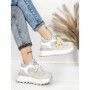 Pantofi Sport Dama din piele naturala 3651-3 GREY | PANTOFUL