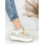 Pantofi Sport Dama din piele naturala 3651-3 GREY | PANTOFUL