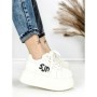 Pantofi Sport Dama din piele naturala 1561-1 WHITE | PANTOFUL