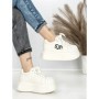 Pantofi Sport Dama din piele naturala 1561-1 WHITE | PANTOFUL