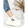 Pantofi Sport Dama din piele naturala 1561-1 WHITE | PANTOFUL