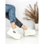 Pantofi Sport Dama din piele naturala 1561-1 WHITE | PANTOFUL