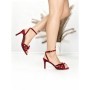 Sandale Dama cu Toc Subtire LOLA5280 WINE | GIVANA