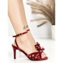 Sandale Dama cu Toc Subtire LOLA5280 WINE | GIVANA