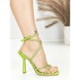 Sandale Dama cu Toc Subtire JA-31 LIGHT GREEN | STEPHAN