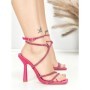 Sandale Dama cu Toc Subtire JA-31 FUCSIA | STEPHAN