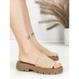 Papuci Dama cu Talpa Joasa TH-12 BEIGE | STEPHAN