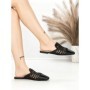 Papuci Dama cu Talpa Joasa QQ-229 BLACK | STEPHAN