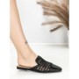 Papuci Dama cu Talpa Joasa QQ-229 BLACK | STEPHAN